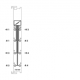 WAGO | 753-460 | 4-CHANNEL ANALOG INPUT; FOR PT100/RTD RESIS