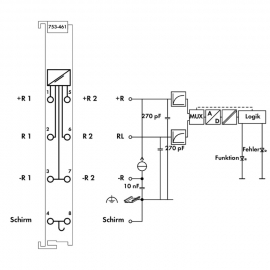 WAGO | 753-461 | 2-CHANNEL ANALOG INPUT; FOR PT100/RTD RESIS