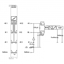 WAGO | 753-461/003-000 | 2-CHANNEL ANALOG INPUT; FOR PT100/R