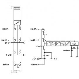 WAGO | 753-482 | 2-CHANNEL ANALOG INPUT; 4 … 20 MA HART; LIG