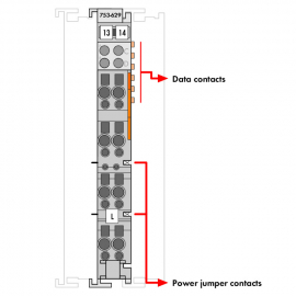 WAGO | 753-629/020-000 | SPACER MODULE; PASSIVE; LIGHT GRAY