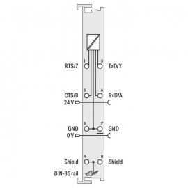 WAGO | 753-652 | RS-232/485 SERIAL INTERFACE; LIGHT GRAY