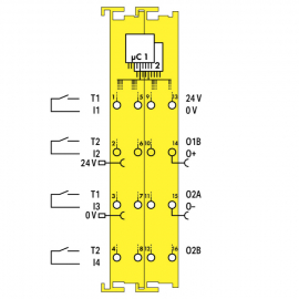 FAIL-SAFE 4/2 CHANNEL DIGITAL INPUT/OUTPUT; 24 VDC