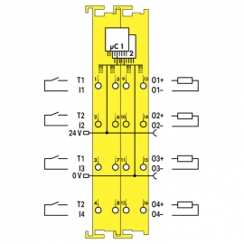 WAGO | 753-667/000-004 | ELECTR. UNIT 4FDI/4FDO, 24 VDC 2A