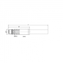 WAGO | 756-3503/050-020 | POWER CABLE; M12L PLUG; STRAIGHT;