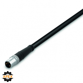 SENSOR/ACTUATOR CABLE; FITTED ON ONE END (WITH FREE END); 3-