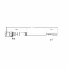 WAGO | 756-5111/030-015 | SENSOR/ACTUATOR CABLE; FITTED ON O