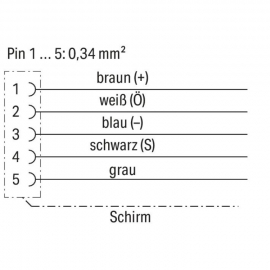 WAGO | 756-5301/050-100 | SENSOR/ACTUATOR CABLE; FITTED ON O
