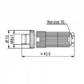 WAGO | 756-9102/030-000 | CONNECTORS FOR SENSOR/ACTUATOR CAB