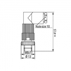 WAGO | 756-9105/030-000 | CONNECTORS FOR SENSOR/ACTUATOR CAB