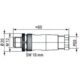 WAGO | 756-9203/040-000 | CONNECTORS FOR SENSOR/ACTUATOR CAB