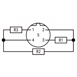 WAGO | 756-9405/060-000 | M12 TERMINATING PLUG; B-CODED; STR