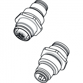 WAGO | 756-9406/050-000 | M12 PANEL FEED-THROUGH CONNECTOR;