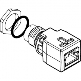 WAGO | 756-9504/040-000 | ADAPTER M12 SOCKET; D-CODED/ RJ-45