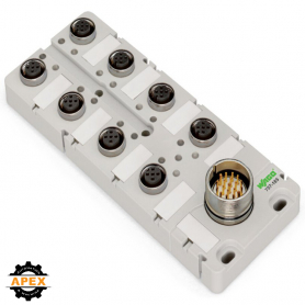 WAGO | 757-184 | M12 SENSOR/ACTUATOR BOX; 8-WAY; 4-POLE; M23