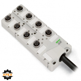 WAGO | 757-244/000-010 | M12 SENSOR/ACTUATOR BOX; 4-WAY; 4-P