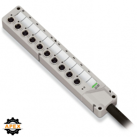 WAGO | 757-463/000-005 | M8 SENSOR/ACTUATOR BOX; 6-WAY; 3-PO