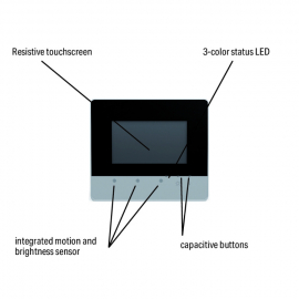 WAGO | 762-4101 | TOUCH PANEL 600; STANDARD LINE; 4.3" (10.9