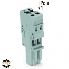 WAGO | 769-102/000-006 | 1-CONDUCTOR FEMALE PLUG; 4 MM²; 2-P