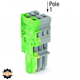 WAGO | 769-102/000-037 | 1-CONDUCTOR FEMALE PLUG; 4 MM²; 2-P