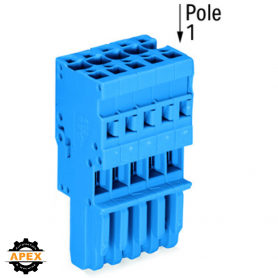 WAGO | 769-114/000-006 | 1-CONDUCTOR FEMALE PLUG; 4 MM²; 14-