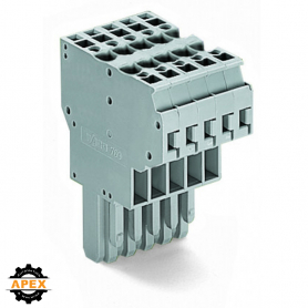 WAGO | 769-125 | 2-CONDUCTOR FEMALE CONNECTOR; 4 MM²; 5-POLE