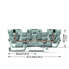 WAGO | 769-191 | 2-CONDUCTOR CARRIER TERMINAL BLOCK; WITH 2