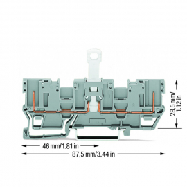 WAGO | 769-202 | 2-PIN DISCONNECT CARRIER TERMINAL BLOCK; WI