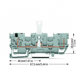 WAGO | 769-212 | 1-CONDUCTOR/1-PIN DISCONNECT CARRIER TERMIN