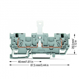 WAGO | 769-242 | 1-CONDUCTOR/1-CONDUCTOR DISCONNECT CARRIER