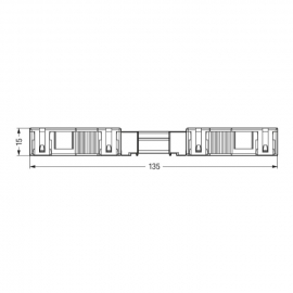 WAGO | 770-103 | SOCKET WITH STRAIN RELIEF HOUSING; 3-POLE;