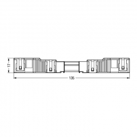 WAGO | 770-105 | SOCKET WITH STRAIN RELIEF HOUSING; 5-POLE;