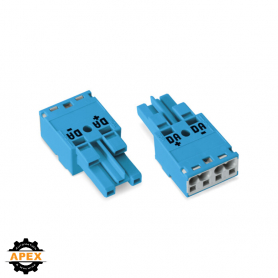 WAGO | 770-1102 | SOCKET 2-POLE; BLUE