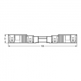 WAGO | 770-124 | SOCKET WITH STRAIN RELIEF HOUSING; 4-POLE,