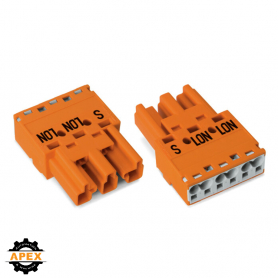 WAGO | 770-1353 | PLUG 3-POLE, ORANGE