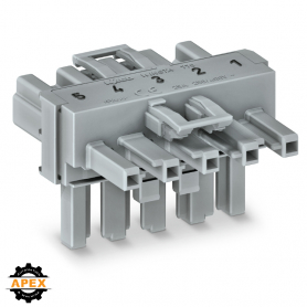 WAGO | 770-1641 | T-DISTRIBUTION CONNECTOR 5-POLE COD. B, GR
