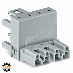 WAGO | 770-1681 | H-DISTRIBUTION CONNECTOR 4-POLE COD. B, GR