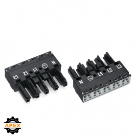 WAGO | 770-205 | SOCKET 5-POLE; BLACK