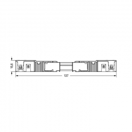 WAGO | 770-223/035-050 | SOCKET WITH STRAIN RELIEF HOUSING;