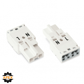 WAGO | 770-232 | PLUG 2-POLE, WHITE