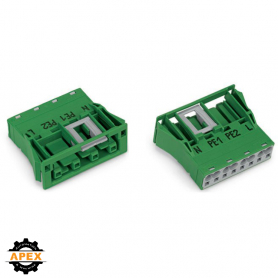 WAGO | 770-2324 | SNAP-IN SOCKET GREEN