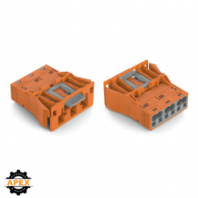 SNAP-IN PLUG ORANGE