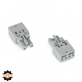 WAGO | 770-242 | SOCKET 2-POLE, GRAY