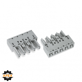 WAGO | 770-245 | SOCKET 5-POLE, GRAY