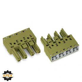 WAGO | 770-264 | SOCKET 4-POLE, LIGHT GREEN