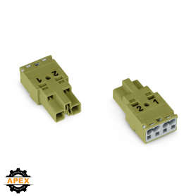 WAGO | 770-272 | PLUG 2-POLE, LIGHT GREEN