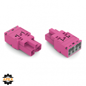 WAGO | 770-292/080-000 | PLUG 2-POLE, PINK