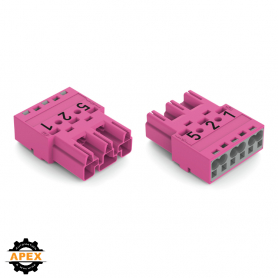 WAGO | 770-293/081-000 | PLUG 3-POLE, PINK