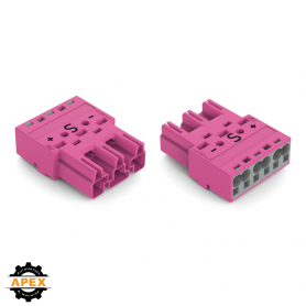 WAGO | 770-293/082-000 | PLUG 3-POLE, PINK