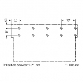 WAGO | 770-3115/011-000 | PLUG FOR PCBS ANGLED 5-POLE, BLUE